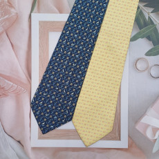 [7338_0542-14] FERRAGAMO 페라가모 실크 넥타이 세트