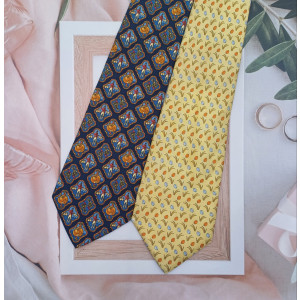 [7338_0542-99] FERRAGAMO 페라가모 실크 넥타이 세트