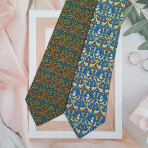 [JBFCS7338_0542-05] FERRAGAMO 페라가모 실크 넥타이 세트