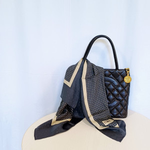 [JBS8971_1202-04] YSL 입생로랑 실크 스카프(77cm)