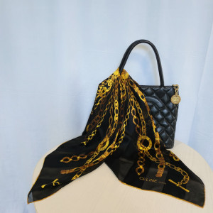 [BFCS7491_0425-01] CELINE 셀린느 실크 스카프 (87cm)