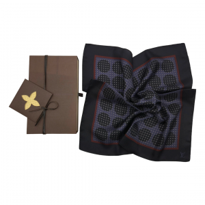 [JBSFC10445-313] LOUIS VUITTON 루이비통 실크 손수건 스카프 행거칩