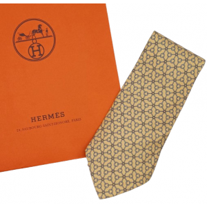 [JBFCS7338_0788-01] HERMES 에르메스 실크 넥타이