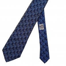 [BCF10803_0004-174] HERMES  에르메스 실크 넥타이